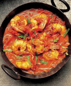 Fish and prawns Prawn Jalfrezi