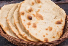Pâine indiană Tandoori roti